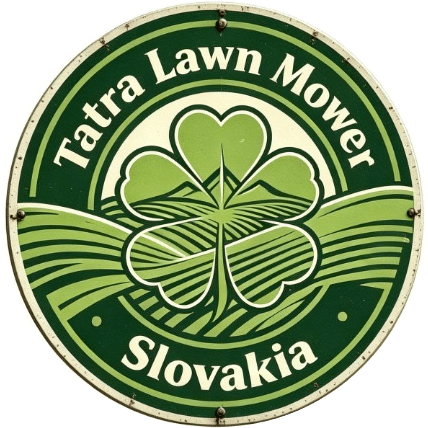 Smaltovaný znak Tatra Lawn Mower Slovakia